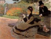 The Bench Claude Monet